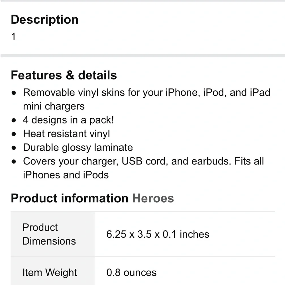New Whooz Originals I-Phone/I-Pod Hero’s Character Set